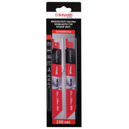 Brzeszczot do piły szabl. S922HF 150MM SCHMITH